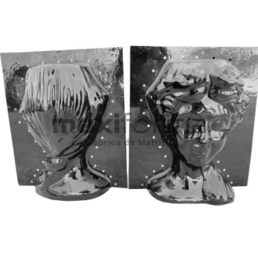 Matrita Ghiveci Cap Dama, 2 Piese – 35cm