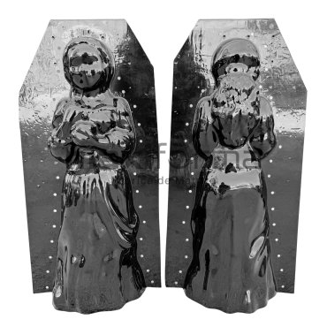 Matrita Alba ca Zapada,  (set 2 bucati fata si spate) – 60 cm H