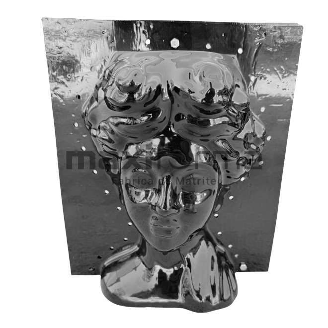 Matrita Ghiveci Cap Dama, 2 Piese – 35cm