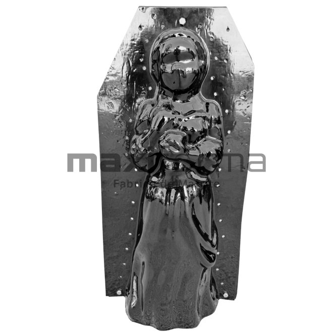 Matrita Alba ca Zapada,  (set 2 bucati fata si spate) – 60 cm H