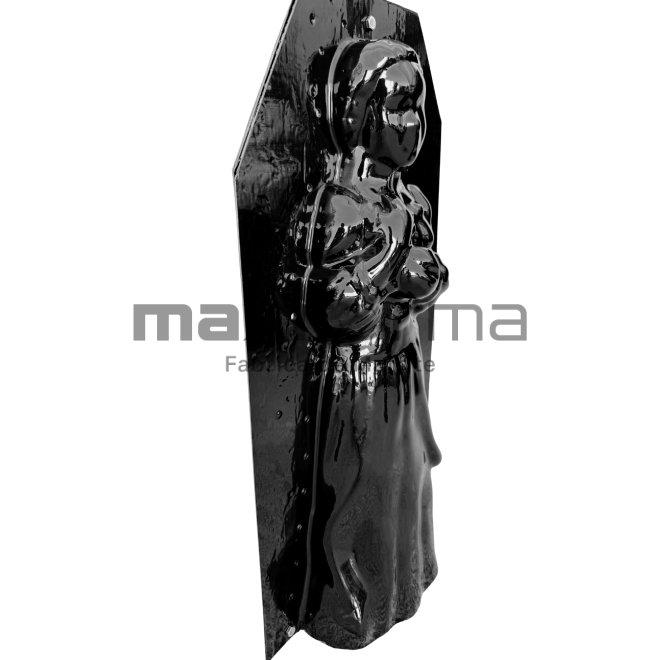 Matrita Alba ca Zapada,  (set 2 bucati fata si spate) – 60 cm H