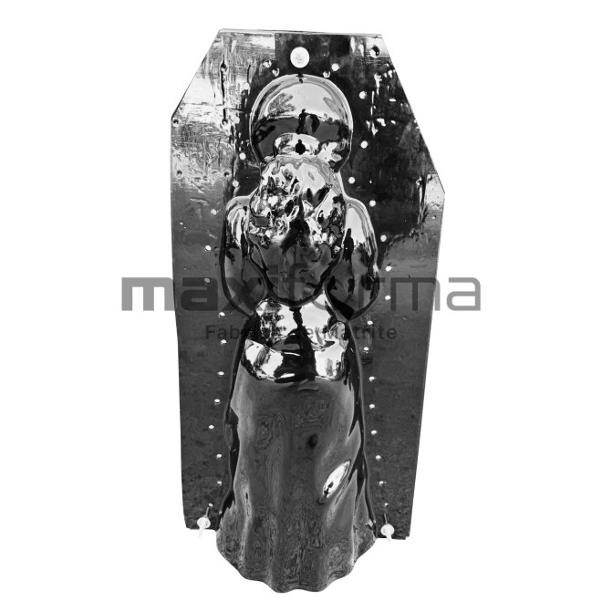 Matrita Alba ca Zapada,  (set 2 bucati fata si spate) – 60 cm H