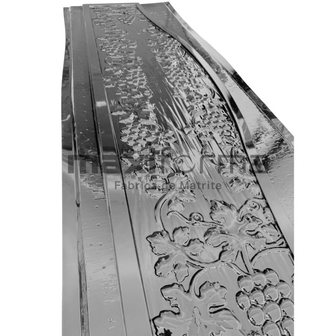 Matrita Gard, Struguri, Partea de sus terminatia  200x50x4cm