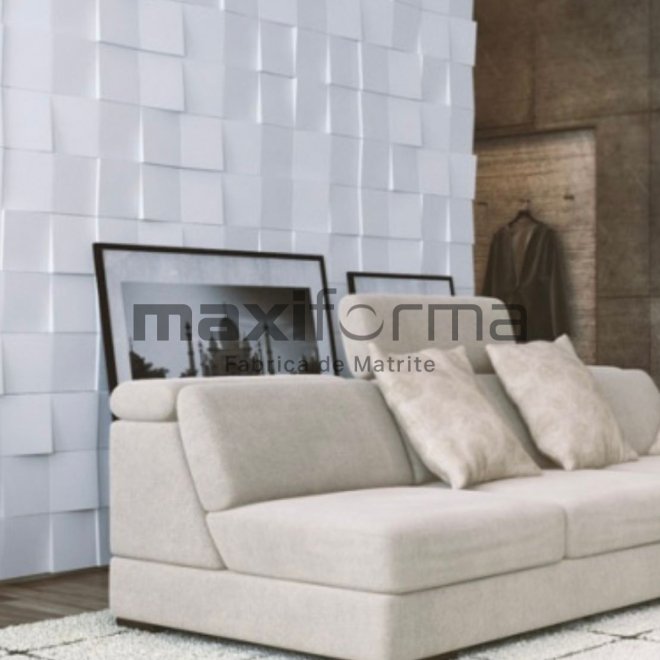 Matrite Panouri Decorative 3D, Model X si Zero, 50x50x2cm