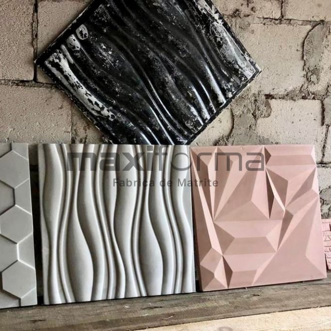 Matrite Panouri Decorative 3D, Model Fagure 2023, 50x50x2cm