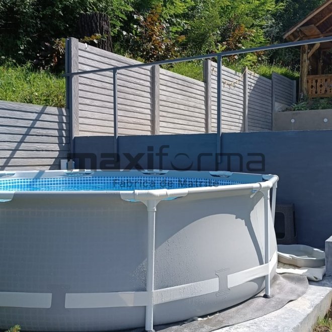 Matrita Gard Lemn Premium, partea din mijloc 200x50 cm