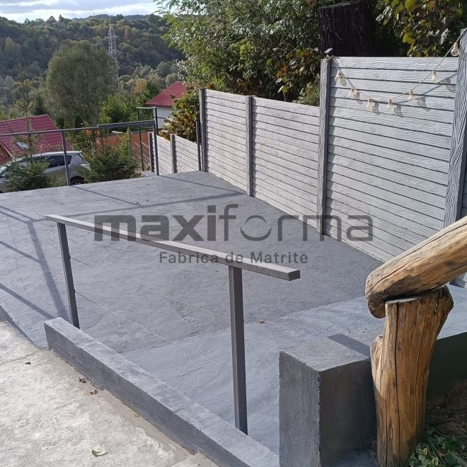 Matrita Gard Lemn Premium, partea din mijloc 200x50 cm