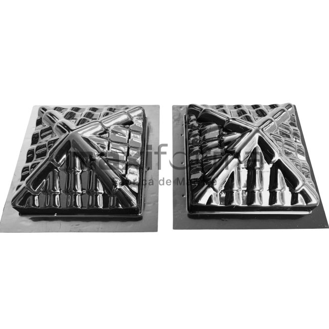 Matrite Capace Stalp ( SET 2 Buc) – Model Acoperis – 16x16x8cm