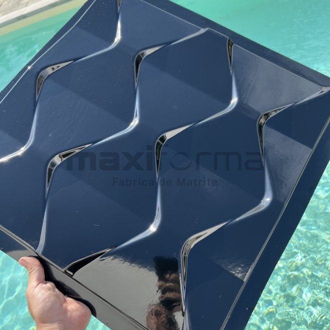 Matrite Panouri Decorative 3D, Model Clepsidra Mare, 50x50x2cm