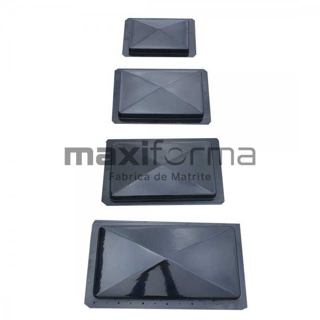 Matrite capace stalpi dreptunghiulare – 55x30x6.5cm
