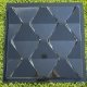Matrite Panouri Decorative 3D, Model Clepsidra Mare, 50x50x2cm