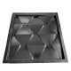 Matrite Panouri Decorative 3D, Model Clepsidra Mare, 50x50x2cm